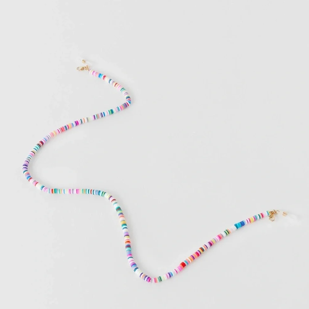 NWT. Zara Kids Multicolored Beats Glasses or Mask Cord.